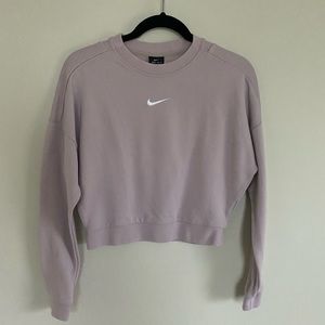 Nike Dri-fit crew neck mauve purple small open back